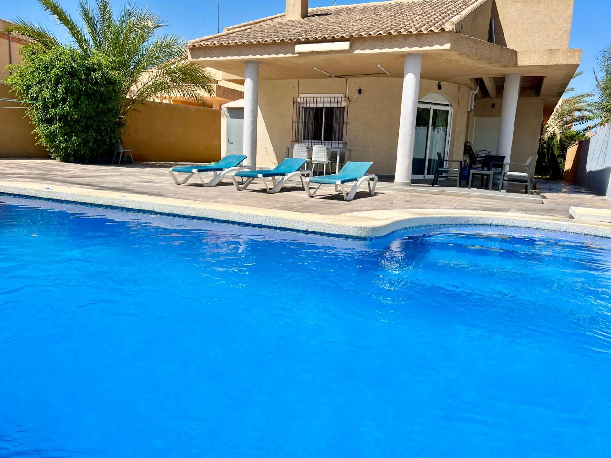 Chalet Con Piscina A 100M De La Playa La Manga Εξωτερικό φωτογραφία